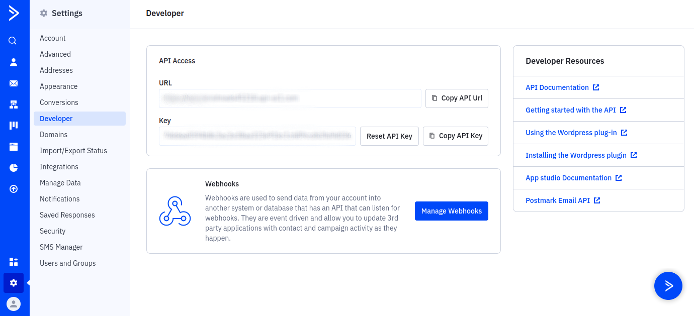 ActiveCampaign integration step