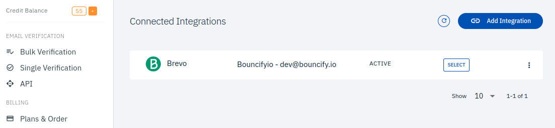 Brevo integration step