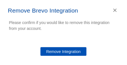 Brevo integration step