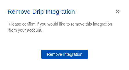 Drip integration step