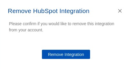 HubSpot integration step