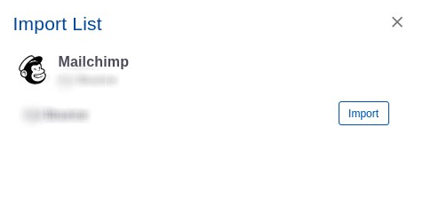 Mailchimp integration step
