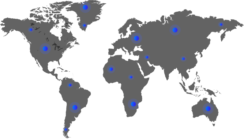 Bouncify Global Coverage Map