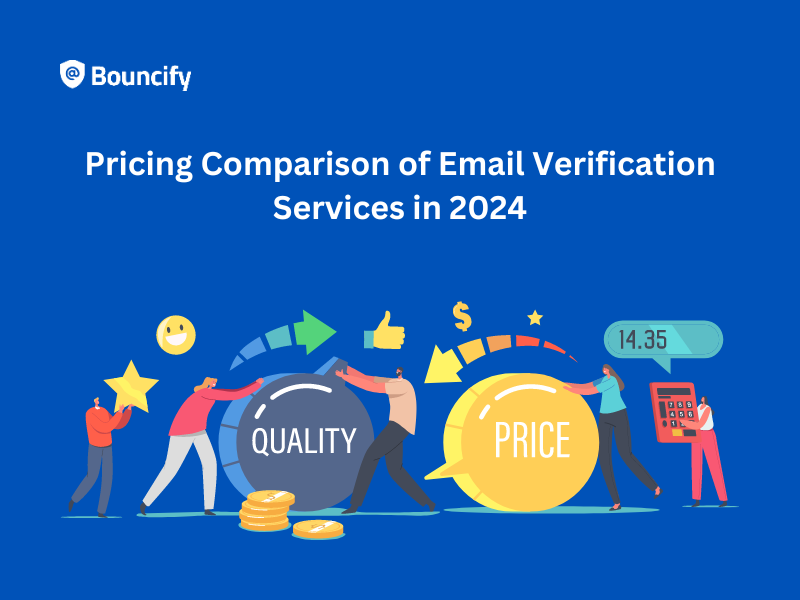 Pricing Comparison of Email Verification Services in 2024
